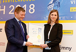 Лауреат премии HR TECH AWARD в номинации «HR digital-решение года»